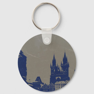 PRAGUE OLD TOWN SQUARE KEYCHAIN