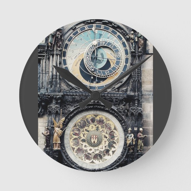 Prague Orloj Round Clock (Front)