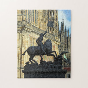 Prague statue 252-pc jigsaw puzzle