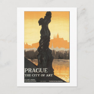 Prague The City of Art Postcard