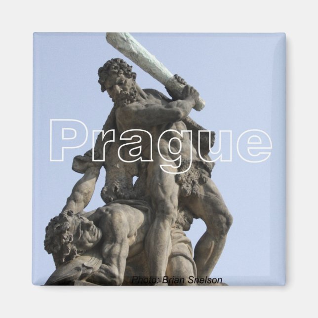 Prague Travel Photo Souvenir Frigo Magnet (Devant)