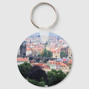 Prague View Keychain