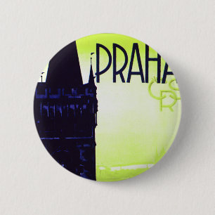 Praha 2 Inch Round Button