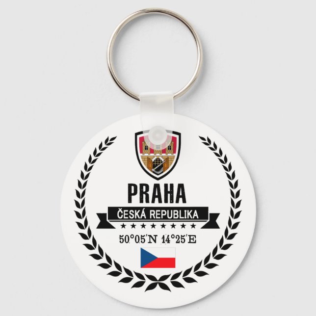 Praha Keychain (Front)