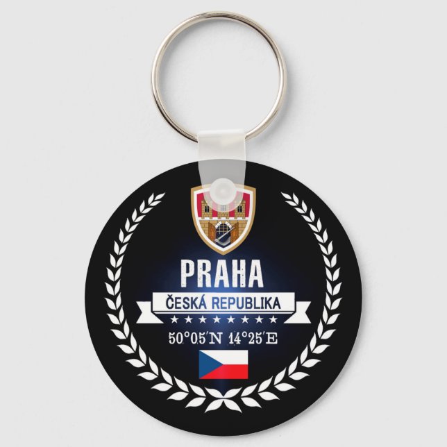 Praha Keychain (Front)