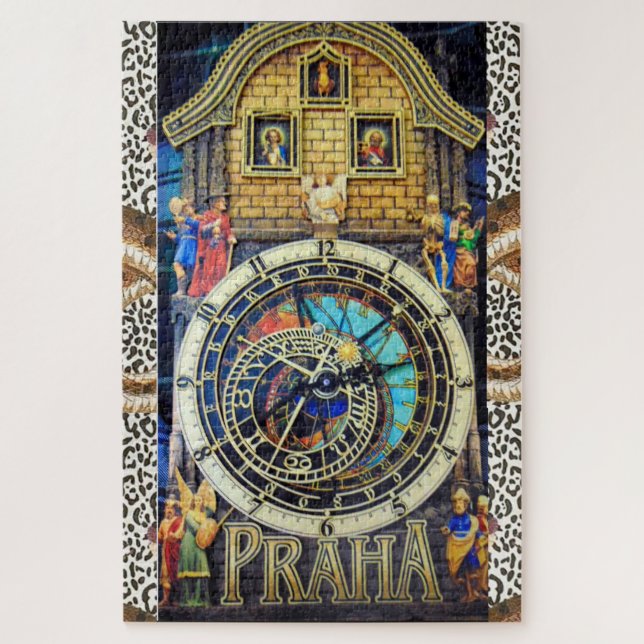 PRAHA PRAGUE ASTRONOMICAL CLOCK JIGSAW PUZZLE (Vertical)
