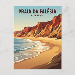 Praia da Falésia Portugal Postcard