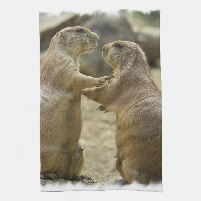 Prairie Dog Deal Kitchen Towel (Vertical)