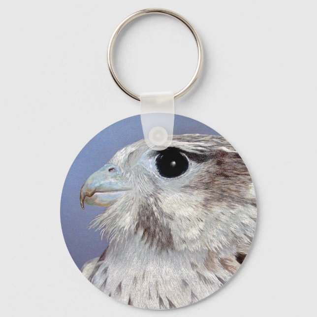 Prairie Falcon Keychain (Front)