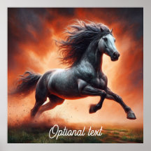 Prairie Fire and Grey Horse