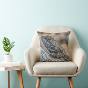 Prairie Lizard Throw Pillow