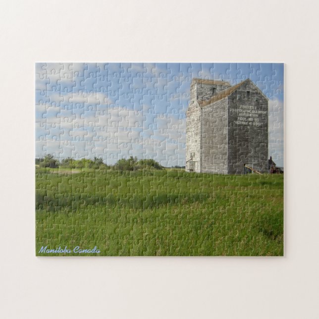 Prairie Puzzle Manitoba Nature Puzzle Personalized (Horizontal)