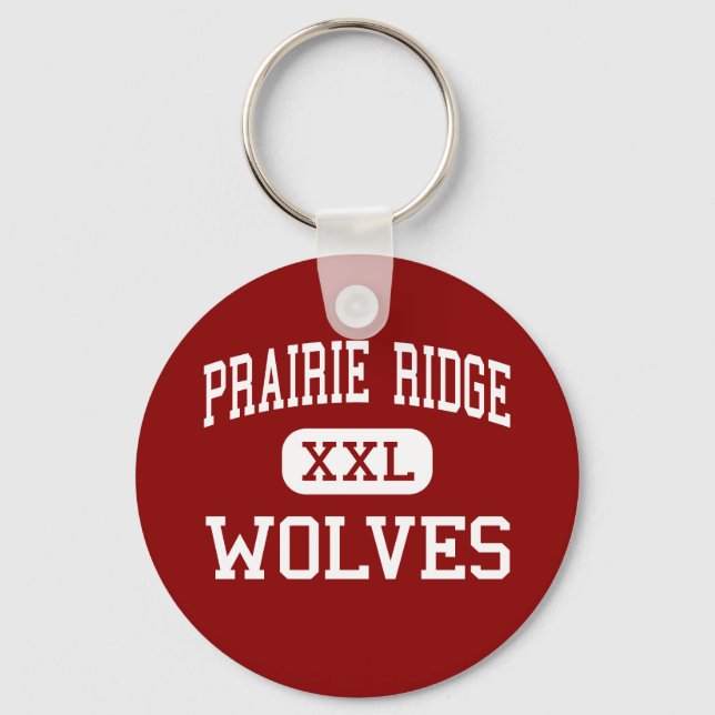 Prairie Ridge - Wolves - High - Crystal Lake Keychain (Front)
