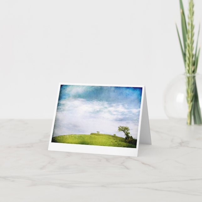 Prairie Sky and Trees Card (Front)