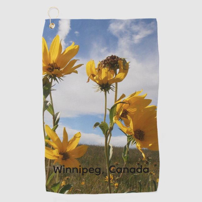 Prairie Sunset Golf Towel (Front)