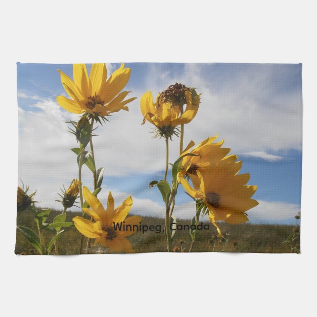Prairie Sunset kitchen towel  (Horizontal)