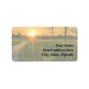 Prairie Sunset Label