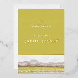 Prairies in Bloom Bridal Shower Thank You Card