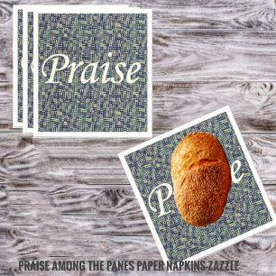 Praise Among The Panes Napkin