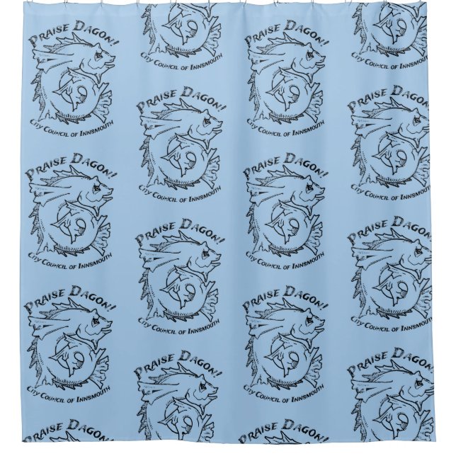 Praise Dagon Innsmouth Lovecraft Fish Horror (Front)