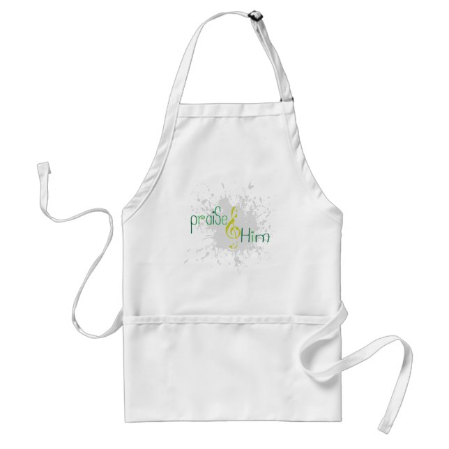 Praise Him Christian apron (Front)