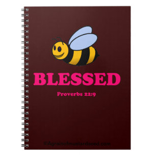 Praise Him N Pink Bible Quote Customize it Notebook
