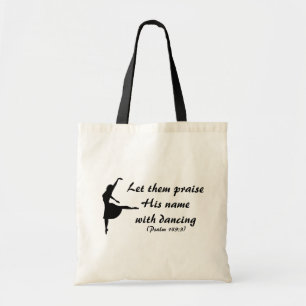 Praise Him with Dancing Canvas Bag