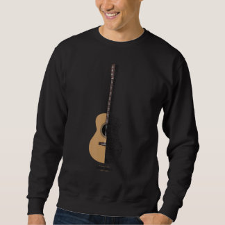 Praise him with strings -Psalm 150- Acoustic Guita Sweatshirt