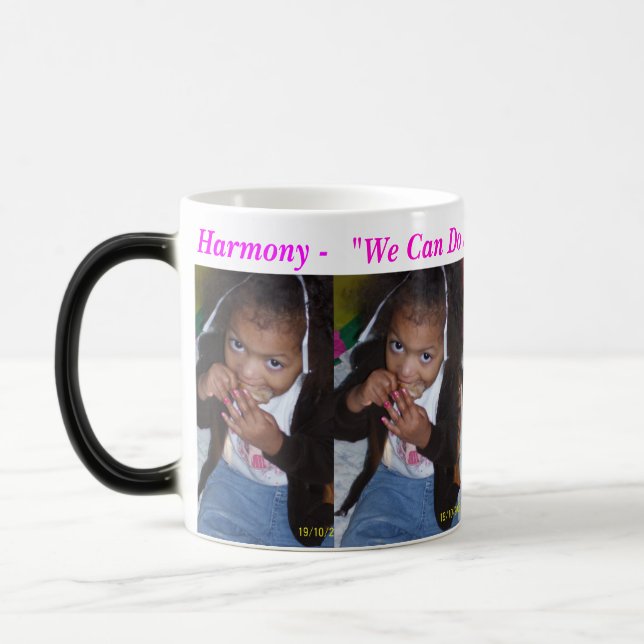 Praise Mug- Personalized - Add your Name & photo Magic Mug (Left)