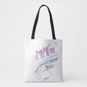 Praise Music Tote Bag