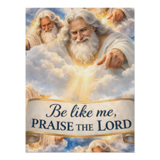 Praise the Lord celestial poster