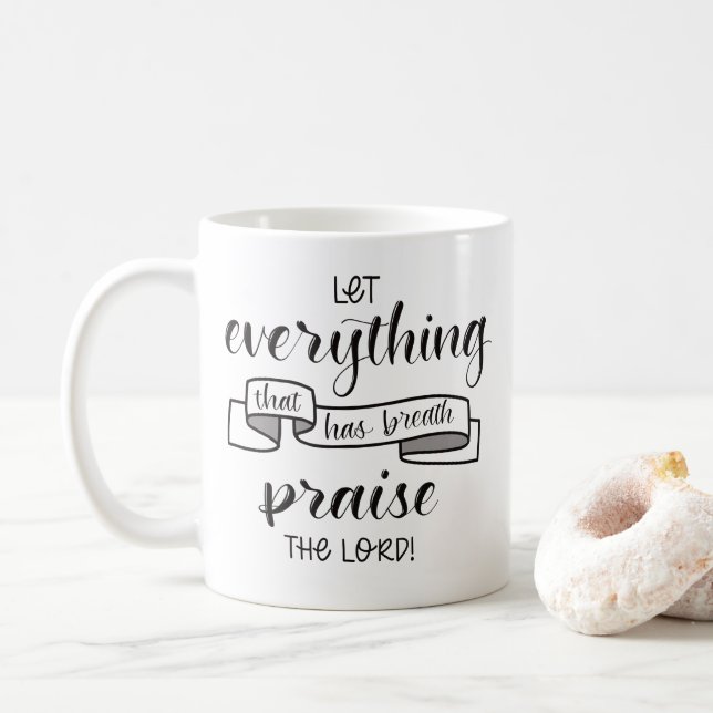 Praise the Lord Coffee Mug (With Donut)