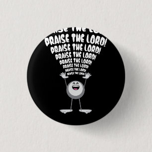 Praise The Lord Emoji 1 Inch Round Button