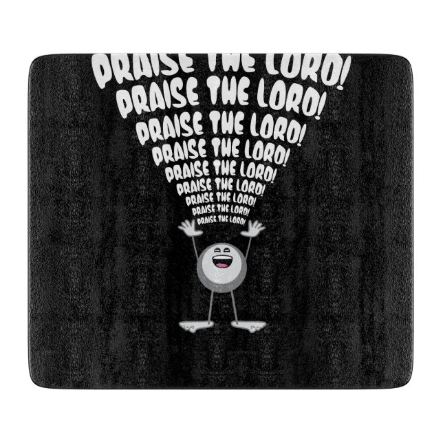 Praise The Lord Emoji Cutting Board (Front)