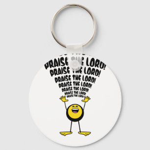 Praise The Lord Emoji Keychain