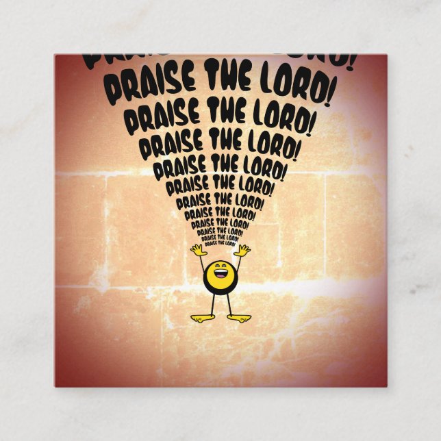 Praise The Lord Emoji Scripture Cards (Front)