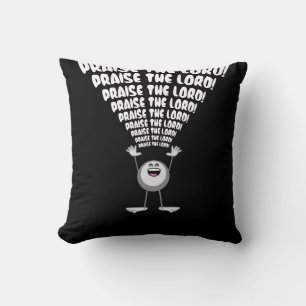 Praise The Lord Emoji Throw Pillow