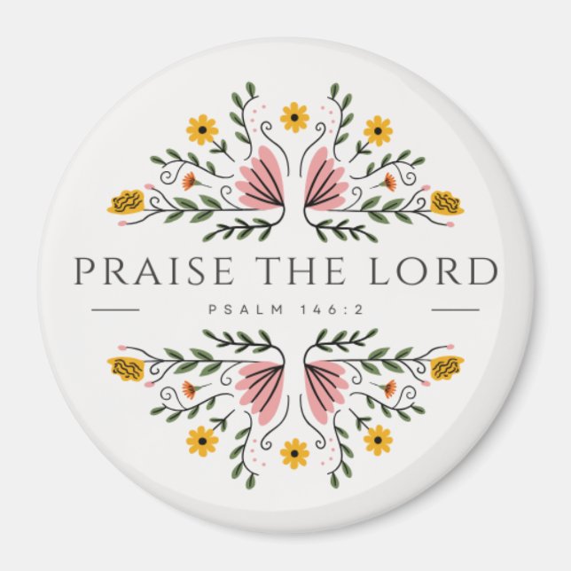 Praise the Lord magnet (Front)