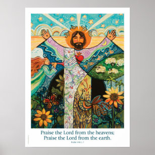 Praise the Lord, Psalm 148, 18x24" Poster