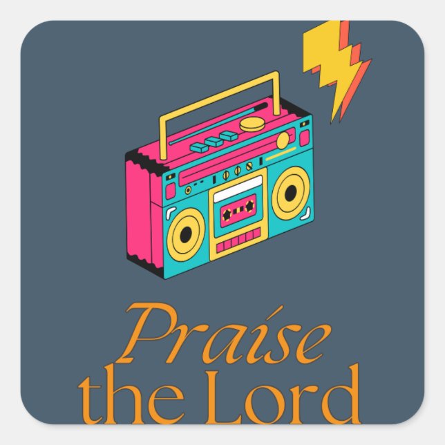Praise the Lord Sticker (Front)