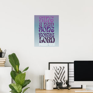 Praise/Worship/Jesus/Faith/Graphic/Poster Poster