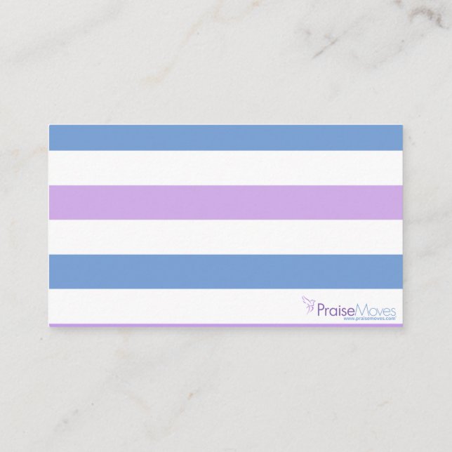 PraiseMoves Note Cards with Scripture (Back)