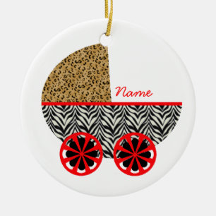 Pram Ornament with Peter Pan Girls Quote