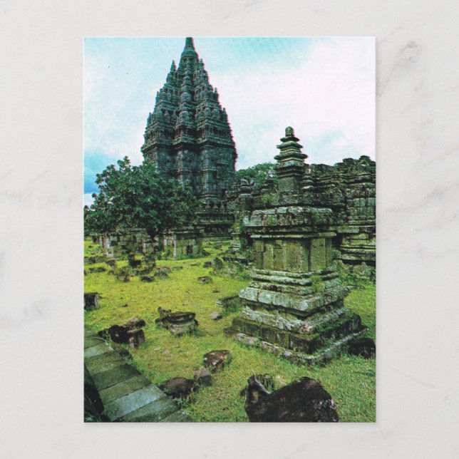 Prambanan temple complex, Java, Indonesia Postcard (Front)