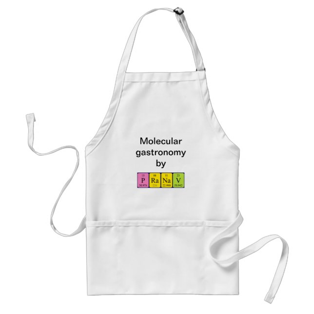 Pranav periodic table name apron (Front)