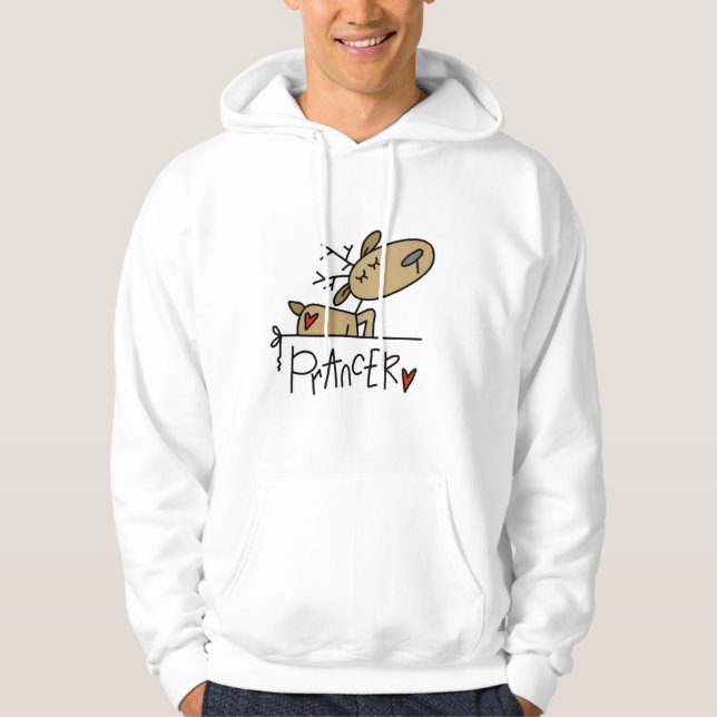Prancer Reindeer Tshirts and Gifts (Front)