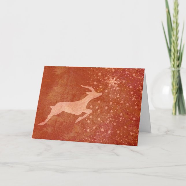 Prancer the Star Holiday Card (Front)