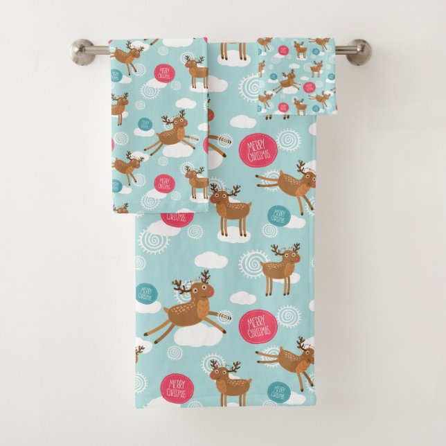 Prancing Christmas Reindeer Towne (En situation)