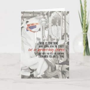 PRANCING PONY Greeting Card