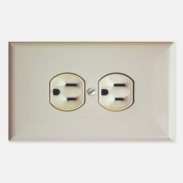 Prank Wall Outlet Decal Sticker (Front)